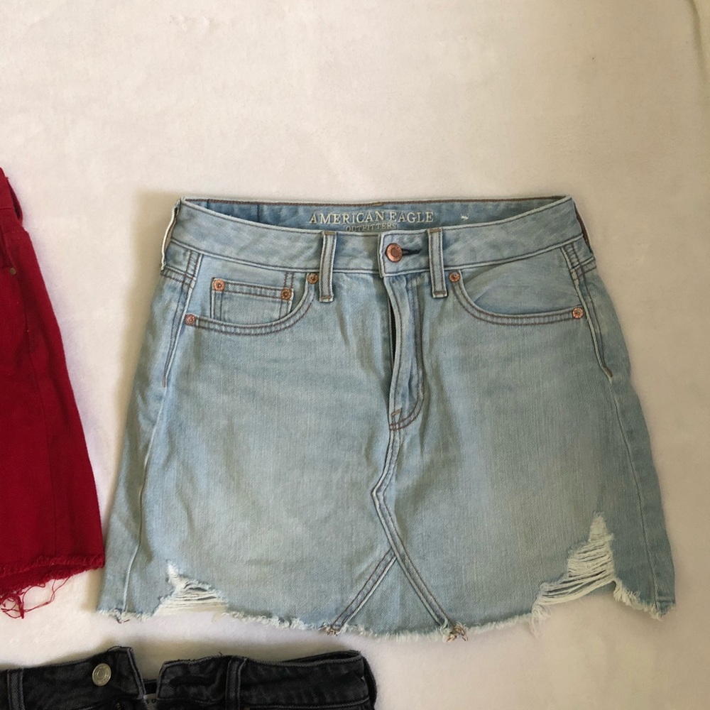 American eagle denim skirt